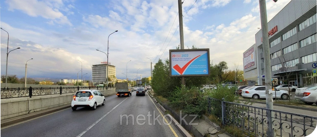 Ситиборд: Суюнбаева - Райымбека, северо-запад, фото 1