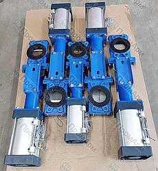 Задвижка шиберная  Ду50 Ру10 однонаправленная, межфланцевая, шпиндель - выдвижной, корпус - чугун GGG40, шибер - нержавеющая стал