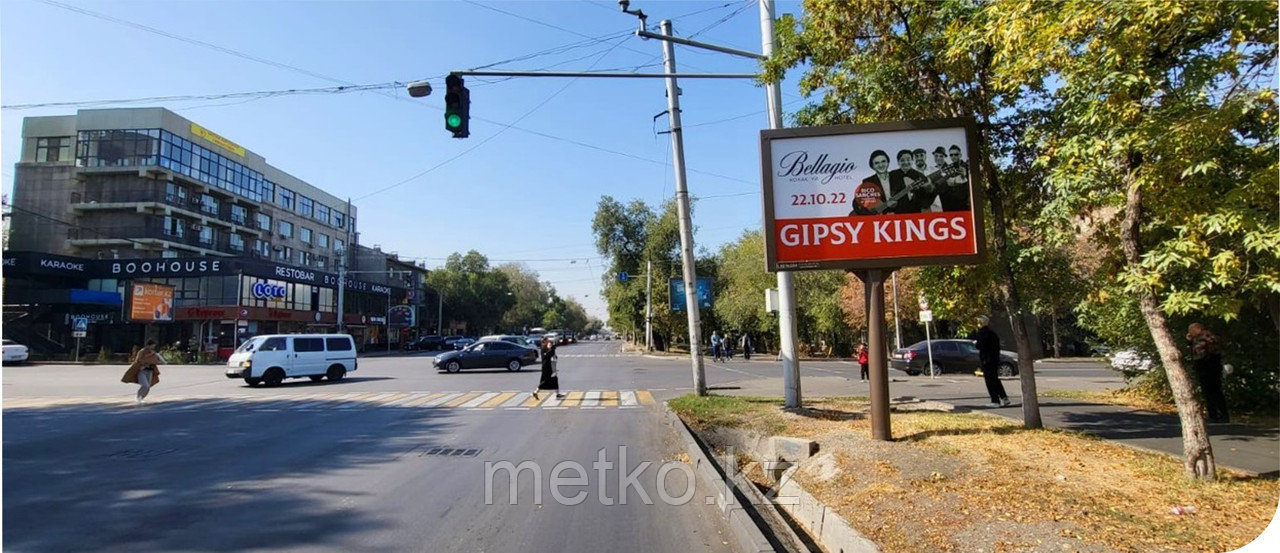 Ситиборд: Толе би - Байзакова, северо-восток, фото 1