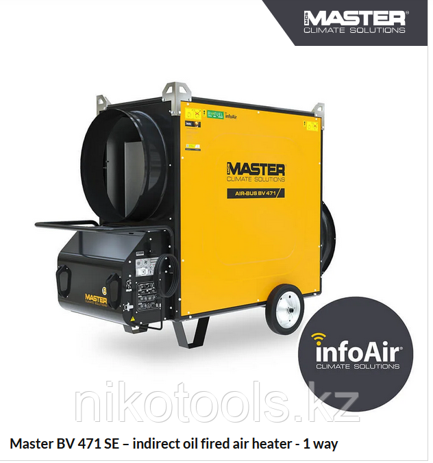 Master AIR-BUS BV 471 SE 230V RADIAL FAN Нагреватель воздуха жидкотопливный прямой нагрев, фото 1
