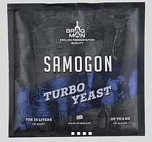 Спиртовые  сухие дрожжи для самогона Bragman "Samogon". 70 г