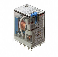 Реле электромагнитное, 3 перекидных контакта, U катушки 24 В.