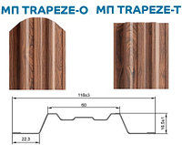 Евроштакетник Трапеция металлический 118х0.45 мм