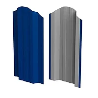 Евроштакетник Трапеция металлический 125х0.45мм