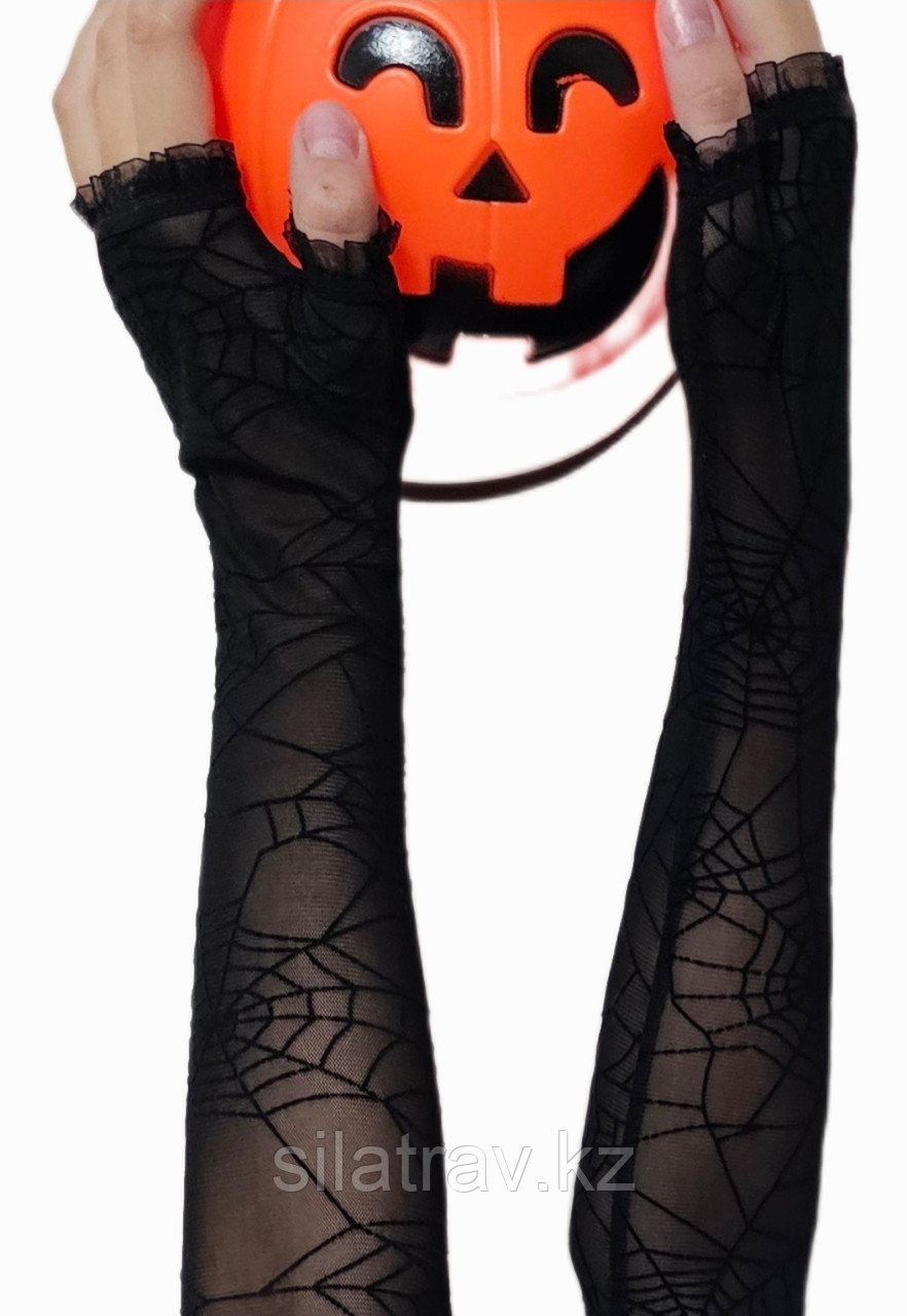 Перчатки Паутина на Хэллоуин, фото 1