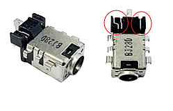 Разьемы DC-Jack Asus X515 M515 X415 X409 DC-jack разъем питания, 4.0x1.35мм