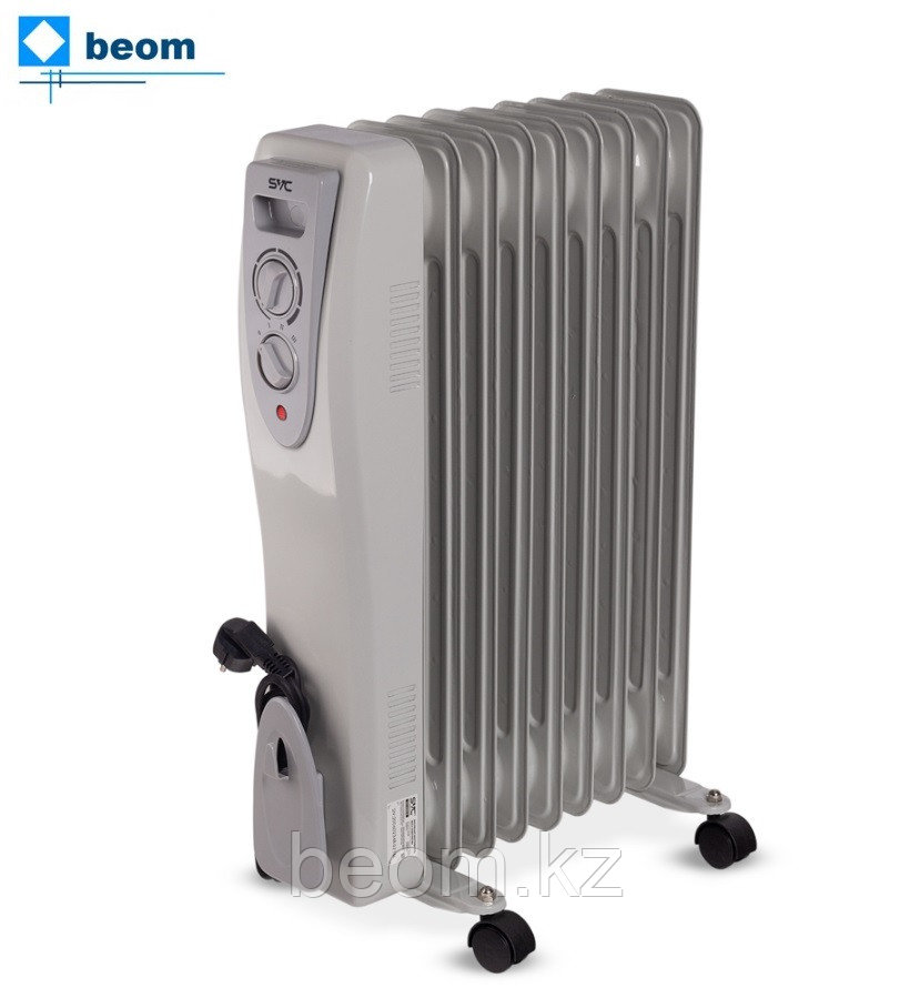 Масляный обогреватель SVC OH-2000-9 ( 2 кВт | 220В | 20 м2 | 9 секций | Вес, 10 кг | Термостат ), фото 1
