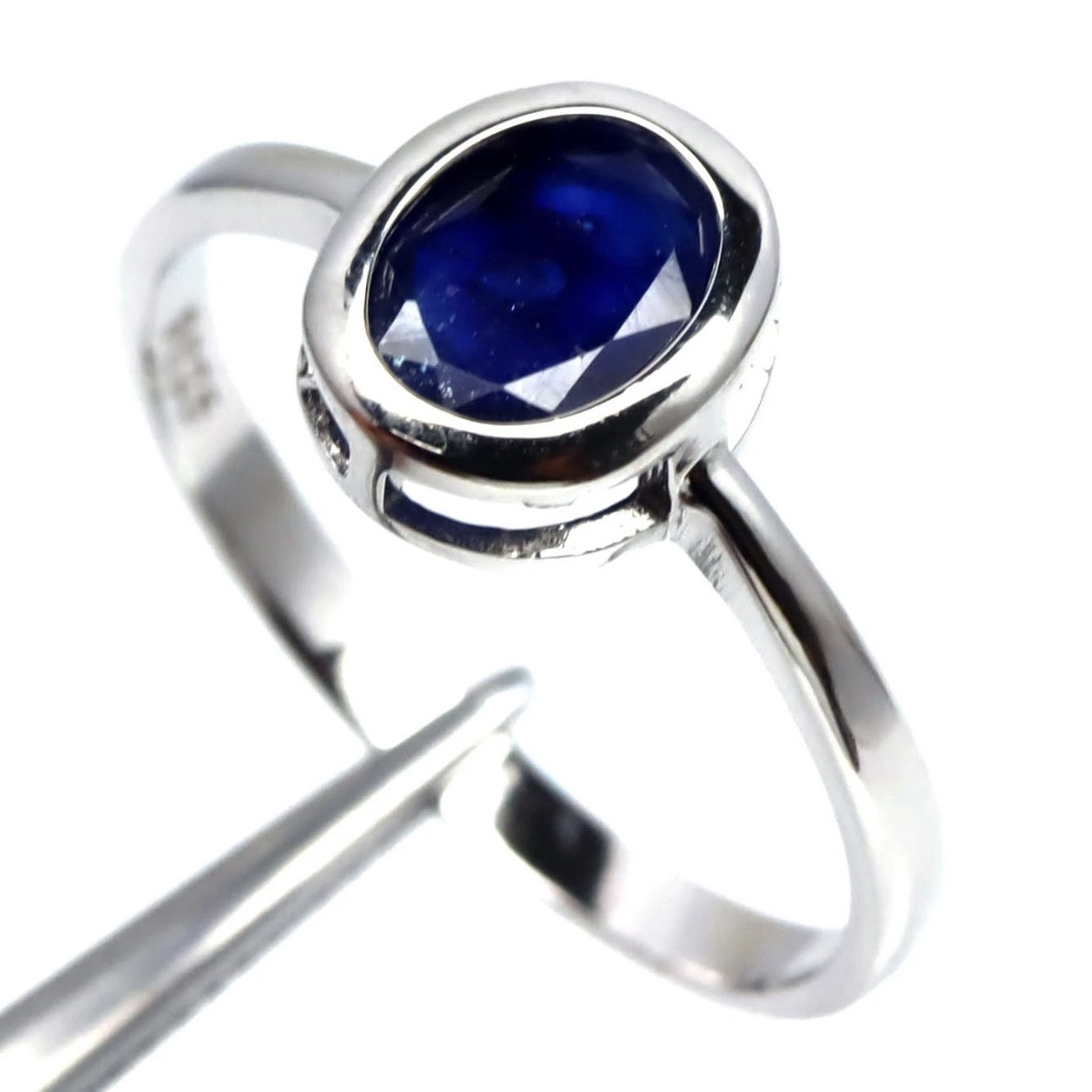 Кольцо с натуральным Сапфиром, фото 1