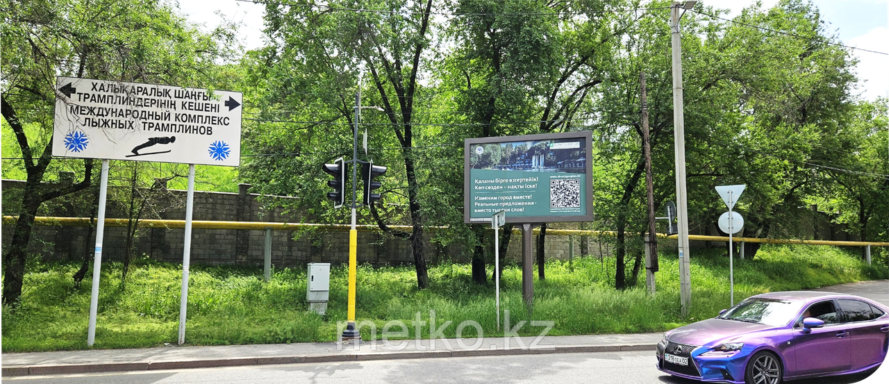 Ситиборд: Ремизовка южнее Аль-Фараби въезд, фото 1