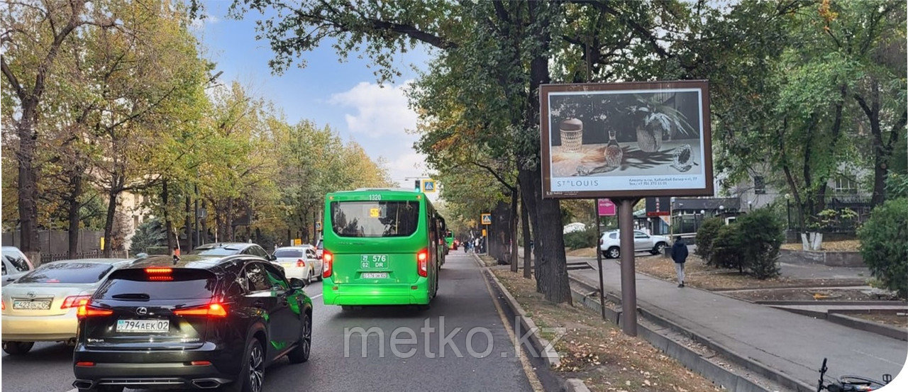 Ситиборд: Достык - южнее Сатпаева, запад, фото 1