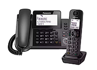 Радиотелефон PANASONIC KX-TGF310 (RUM) черный металлик