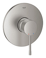 Внешняя часть смесителя для душа GROHE Essence скрытого монтажа круглая (24168DC1) суперсталь