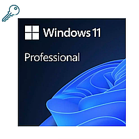 Операционная система Microsoft Windows Windows 11 Pro (FQC-10572) синий (ключ-лицензия)