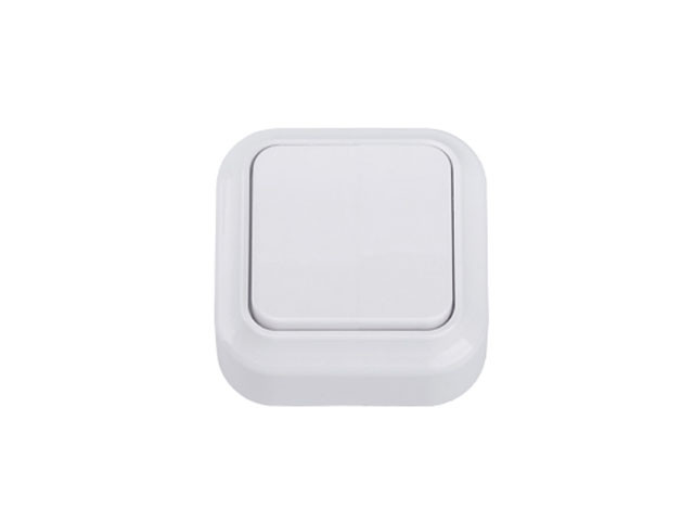 Выключатель 1 клав. (открытый, до 6А) белый, Вариант, Bylectrica