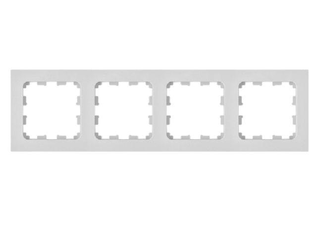 Рамка 4-местная белая, Astrum, BYLECTRICA