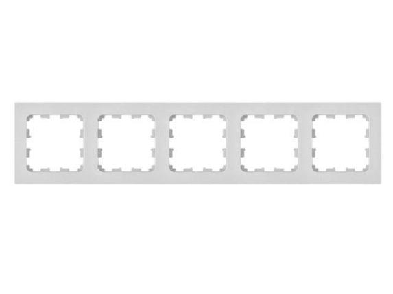Рамка 5-местная белая, Astrum, BYLECTRICA, фото 1