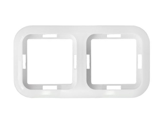 Рамка 2-местная белая, Гармония, BYLECTRICA, фото 1