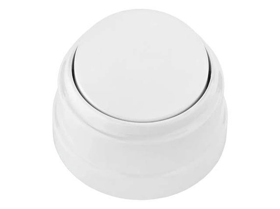 Выключатель 1 клав. (открытый, 10А) проходной белый, Ретро, BYLECTRICA, фото 1