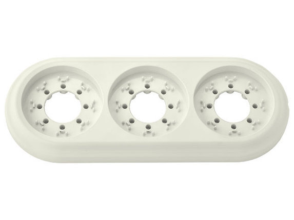 Рамка 3-местная бежевая, Ретро, BYLECTRICA, фото 1