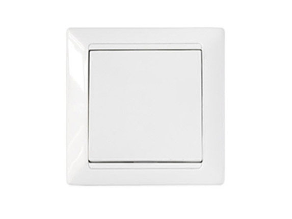 Выключатель 1 клав. (cкрытый, 10А) белый, Стиль, Bylectrica, фото 1