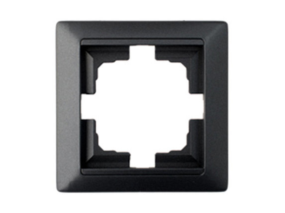 Рамка 1-местная графит, Стиль, Bylectrica, фото 1