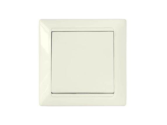 Выключатель 1 клав. (cкрытый, 10А) бежевый, Стиль, Bylectrica, фото 1