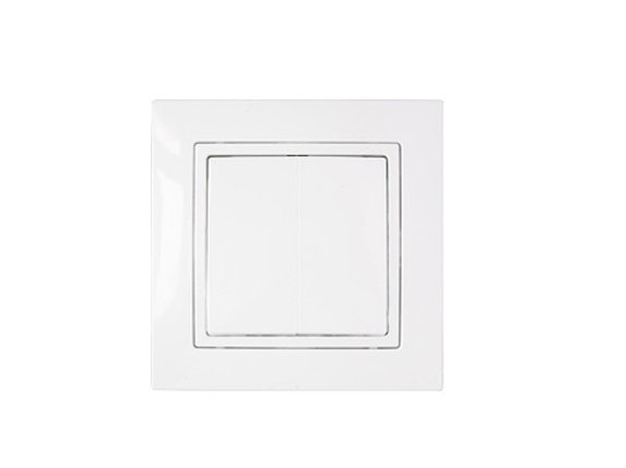 Выключатель 1 клав. промежуточный (скрытый, 10А) белый, Уют, Bylectrica, фото 1