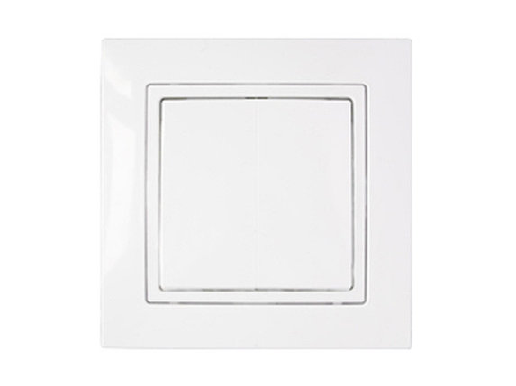 Выключатель 1 клав. (cкрытый, 10А) белый, Уют, Bylectrica, фото 1