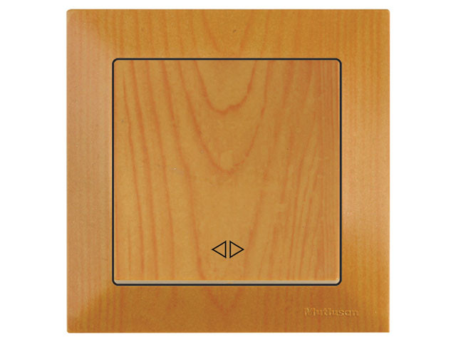 Выключатель промежуточный многопозиционный (скрытый, пруж. зажим) дуб, DARIA, MUTLUSAN