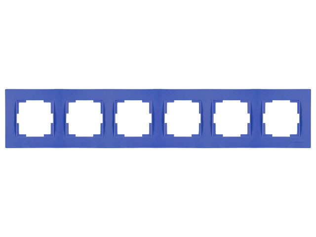 Рамка 6-ая горизонтальная темно-синяя, RITA, MUTLUSAN