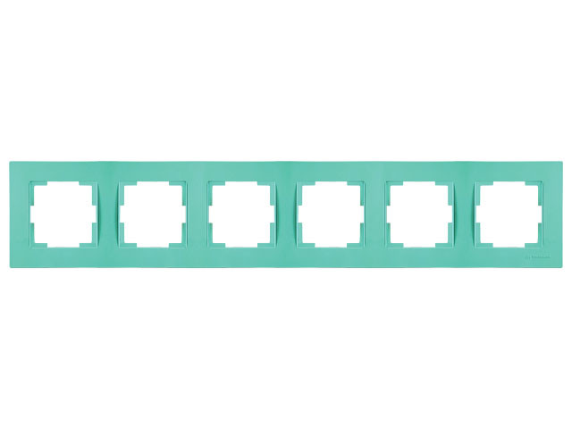 Рамка 6-ая горизонтальная зеленая, RITA, MUTLUSAN