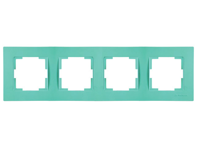 Рамка 4-ая горизонтальная зеленая, RITA, MUTLUSAN