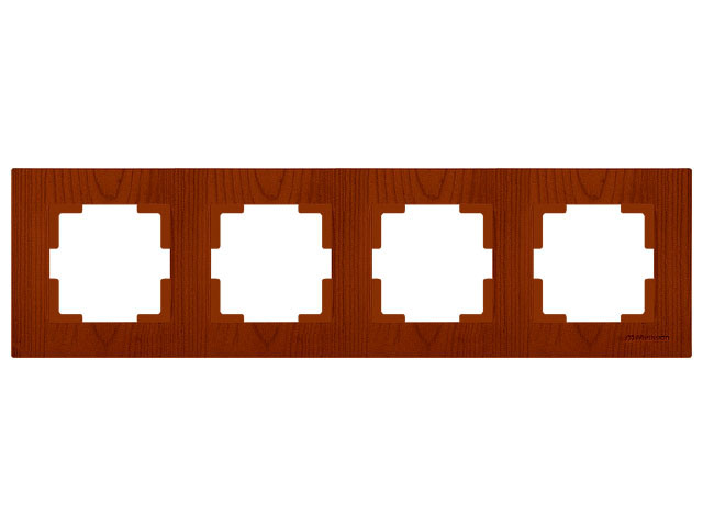 Рамка 4-ая горизонтальная вишня, RITA, MUTLUSAN