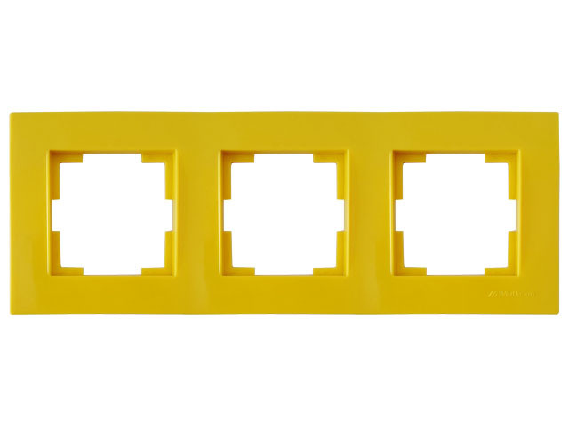 Рамка 3-ая горизонтальная желтая, RITA, MUTLUSAN