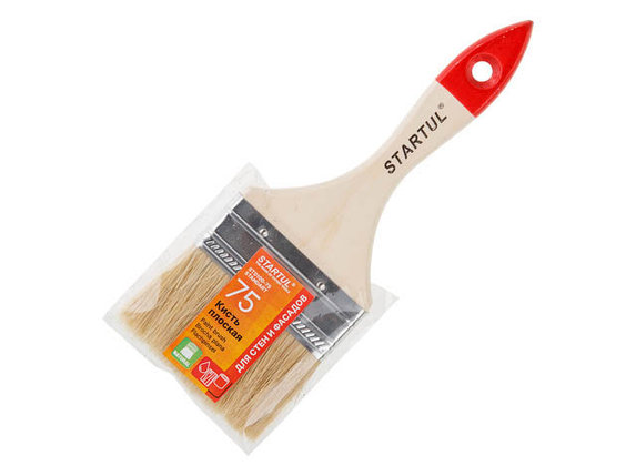 Кисть плоская 3"-75мм STARTUL STANDART+, фото 1