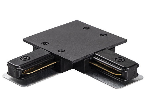 Коннектор PTR/R CL-BL L-обр., встраиваемый, черный JAZZWAY, фото 1