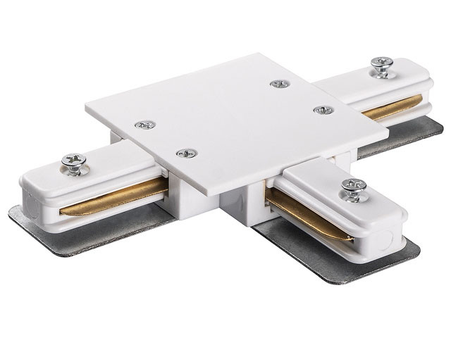 Коннектор PTR/R CT-WH T-обр., встраиваемый, белый JAZZWAY