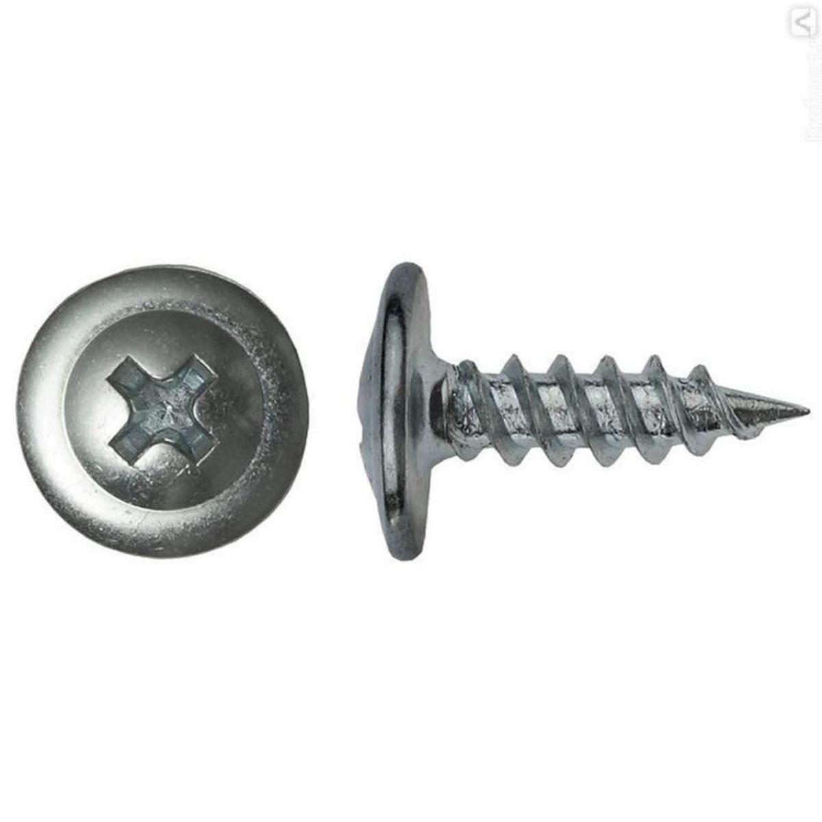 Саморез 4.2х41 мм с прессшайбой, цинк, острый (500 шт в карт. уп.) STARFIX