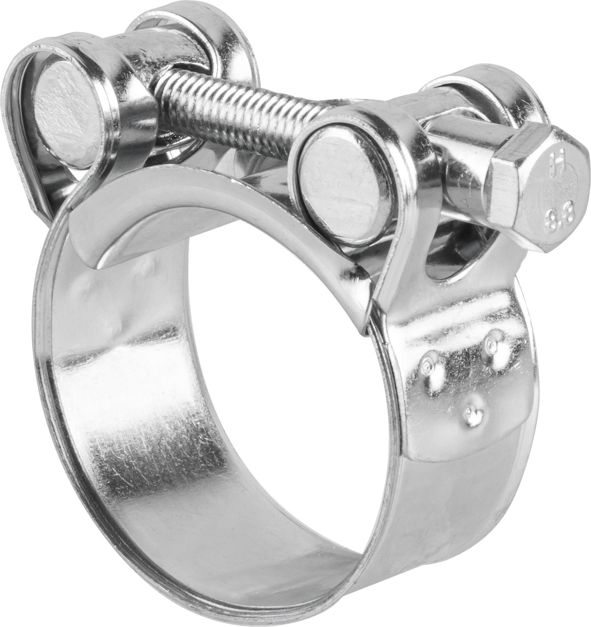 Хомут силовой 36-39мм, цинк (20 шт в пакете) STARFIX