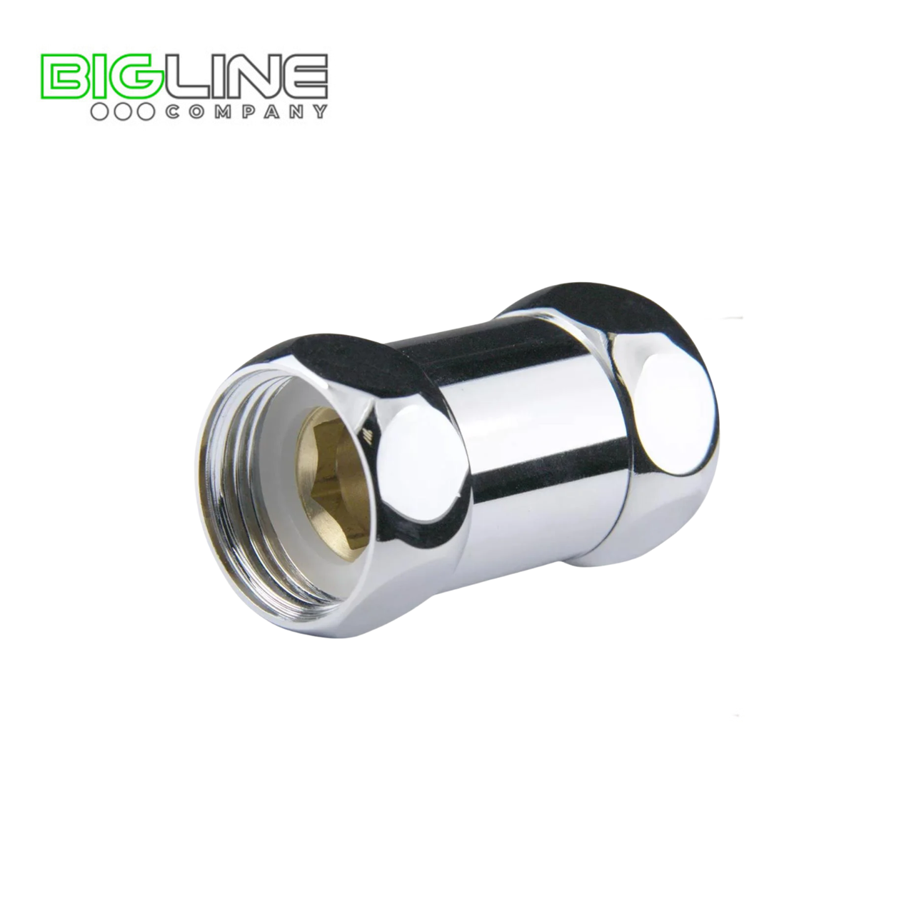 Соединение прям.ГГ 20*20 (хром)