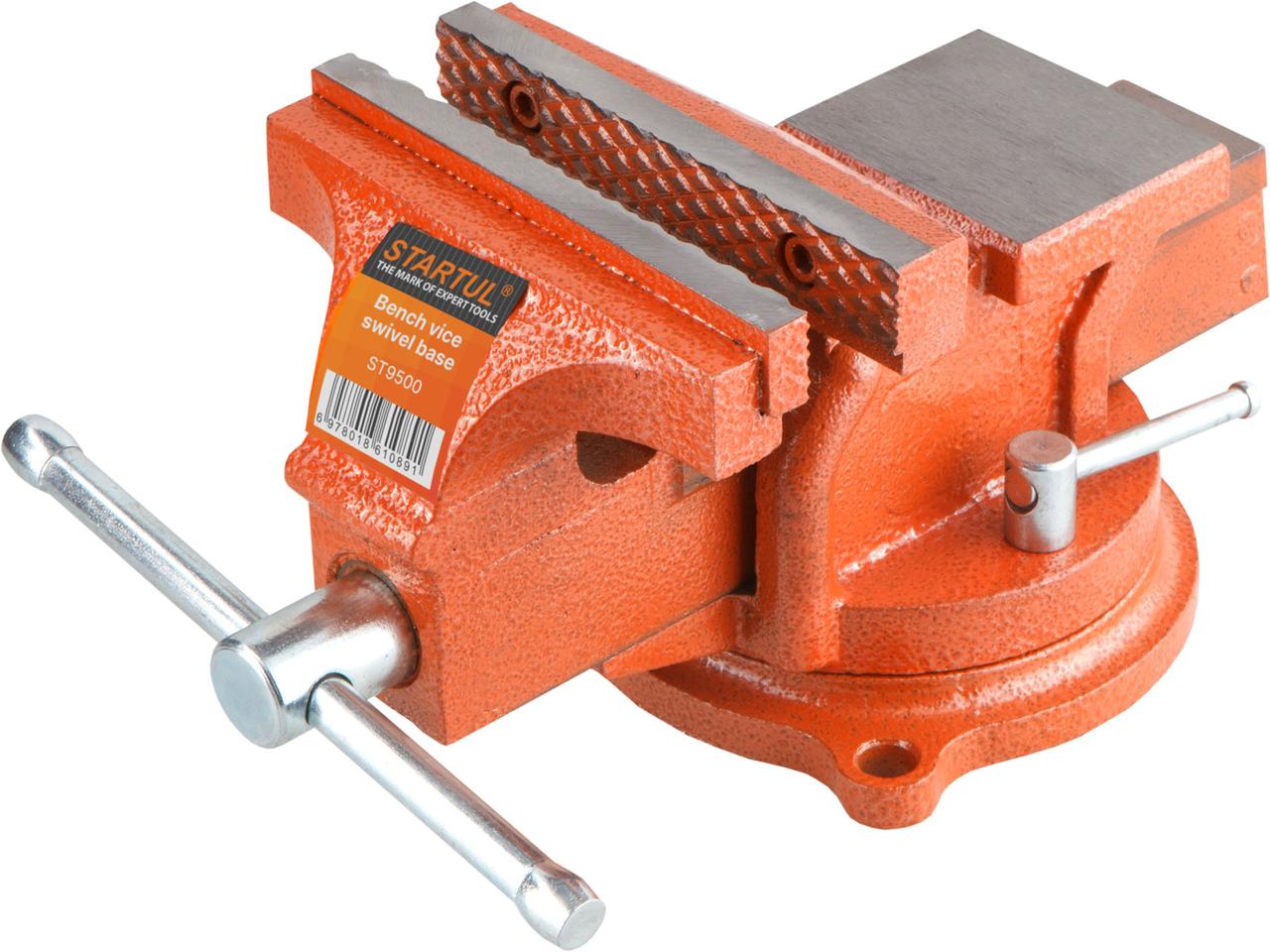 Тиски 125мм слесарные, поворотные STARTUL MASTER (ST9500-125)