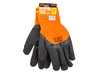 Перчатки утепленные акриловые, латексное рельефное покрытие, 10 р-р STARTUL