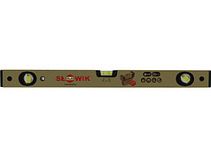 Уровень 1000 мм 3 глаз. брусковый, т.золото PN12 SLOWIK (быт.)