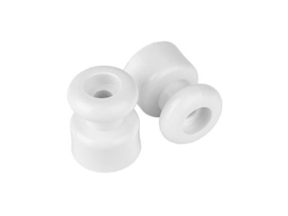 Изолятор для ретро провода (10шт\уп) белый BYLECTRICA, фото 1