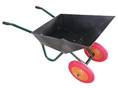 Тачка строительная (110л, 240кг, 2 полиуретан.колеса)