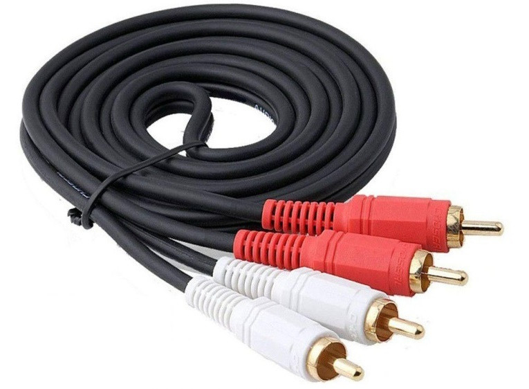 Кабель соединительный JIANYO YY 2xRCA (M) - 2xRCA (M), фото 1