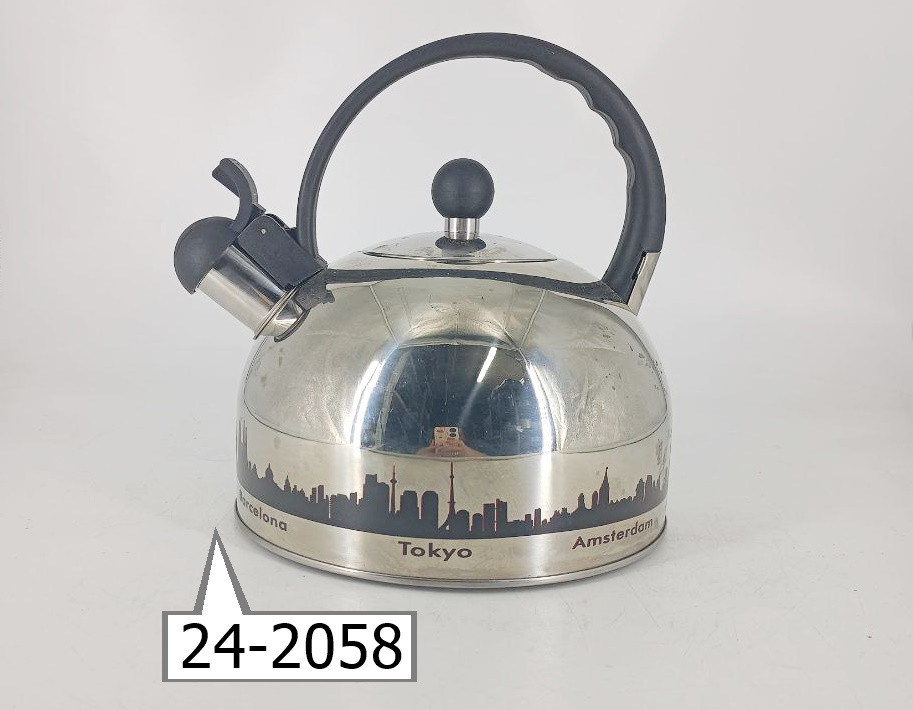 Уценка! Чайник для плиты со свистком 2,8 л MALLONY MAL-CITY-01, фото 1