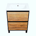 Комплект Тумба с умывальником Сиена 60 с умывальником Olivia 60 (напольная), фото 7