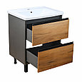 Комплект Тумба с умывальником Сиена 60 с умывальником Olivia 60 (напольная), фото 6