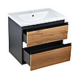 Комплект Тумба с умывальником Сиена 60 с умывальником Olivia 60 (подвесная), фото 6